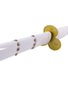 Katana decorativa Quando o Zoro de One Piece, alça branca 2