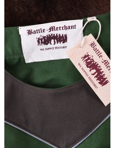 Vestido medieval de algodão modelo...