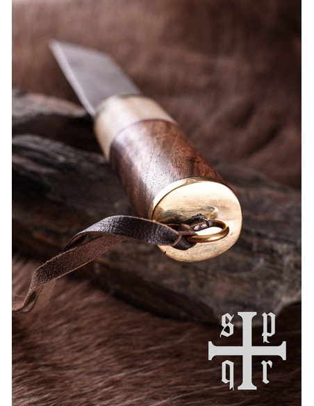 Faca Viking Six em madeira de osso