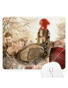 Mouse pad retangular luta Spartans (23,5x19,5 cm)