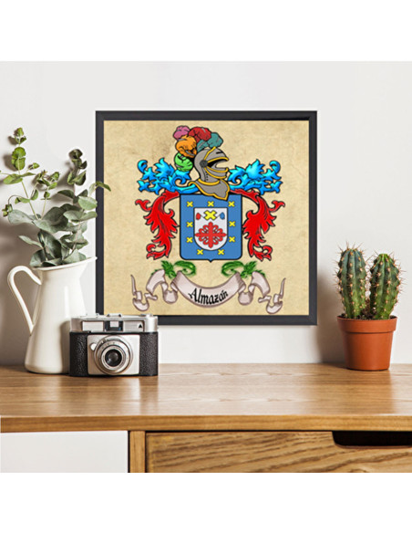 Imagem escudo heráldico com 1...