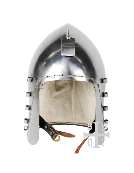 Bacia funcional medieval em aço com...