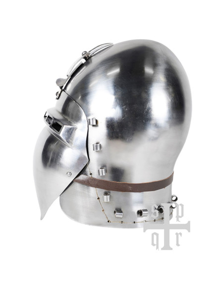 Bacia funcional medieval em aço com...