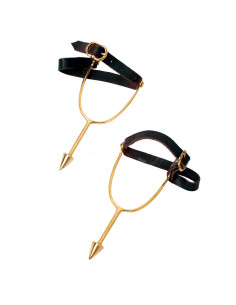 Esporas normandas em latão (inclui o par)