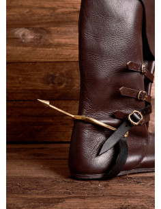 Esporas normandas em latão (inclui o par) 2