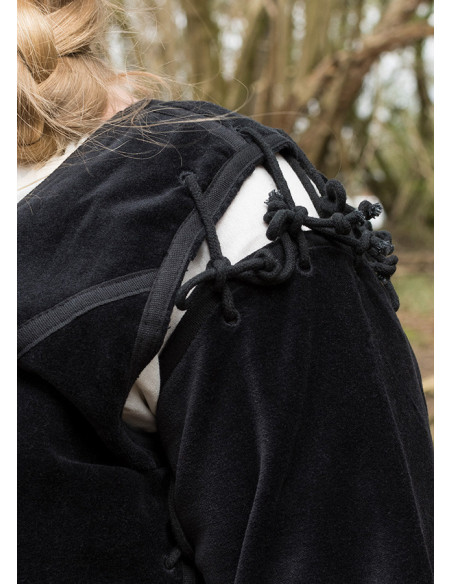 Jaqueta medieval Griselda em Suede,...