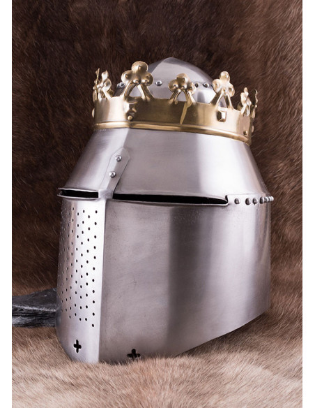 Grande Battlehelm com King's Crown