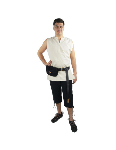 Viking Veli calça até o joelho cor preta