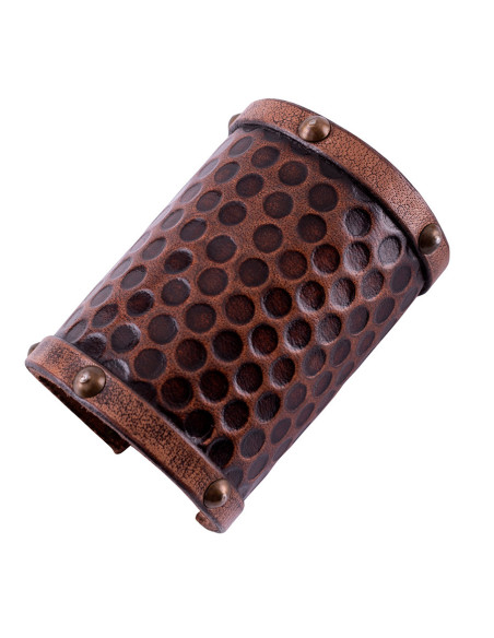 Pulseira de couro para guerreiro, 1...