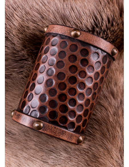 Pulseira de couro para guerreiro, 1...