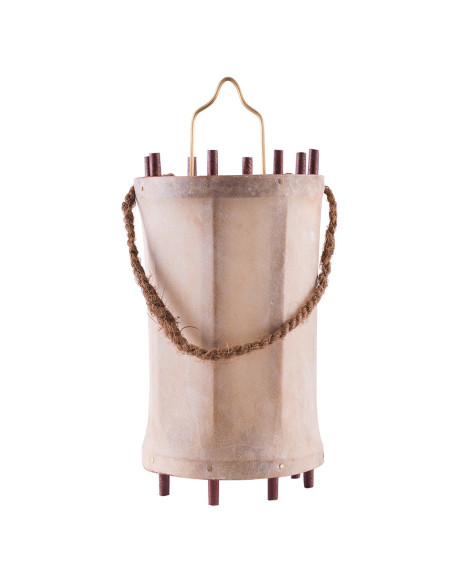 Lanterna-lanterna medieval em madeira...