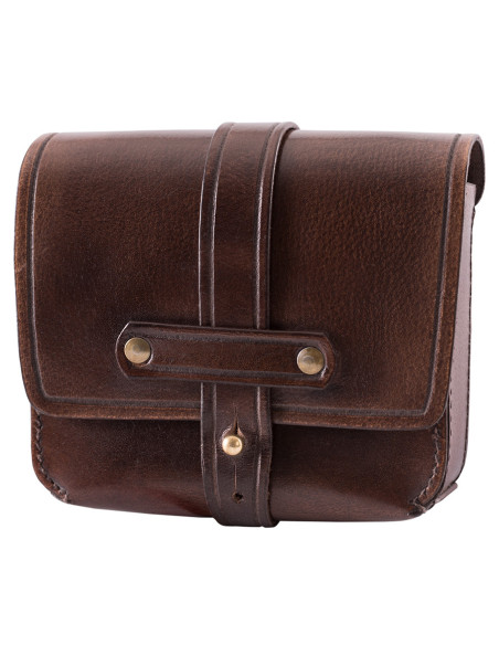 Bolsa Romano Lucio Vero em couro de...