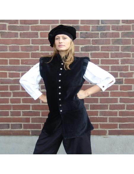 Colete renascentista modelo Pierre,...