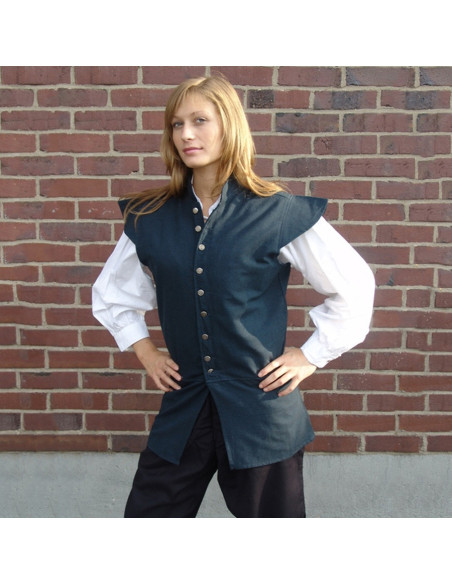 Colete renascentista clássico modelo...