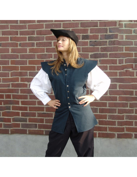 Colete renascentista clássico modelo...