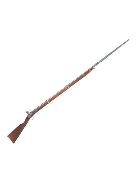 Rifle francês com baioneta, período napoleônico, 1806