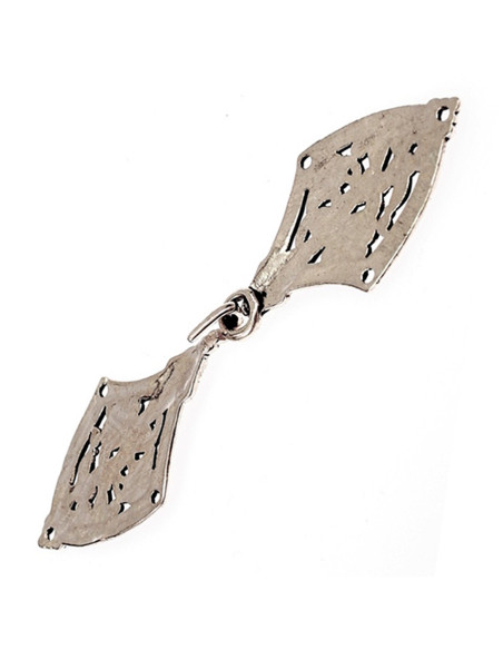 Manto Viking Fecho Borre em Prata