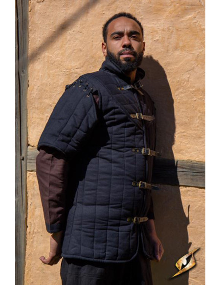 Gambeson de manga curta do guerreiro...