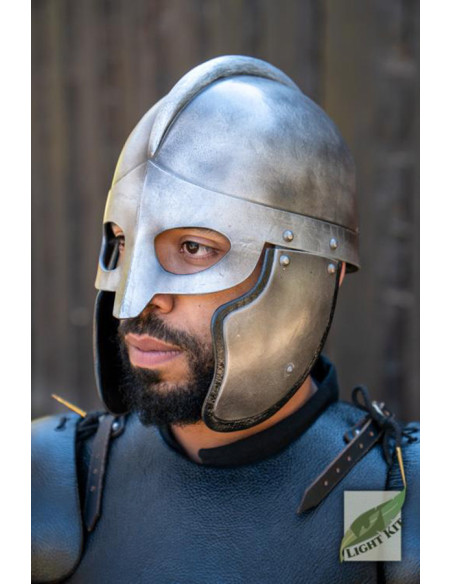 Capacete de guarda-costas medieval,...