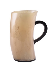 Caneca de cerveja chifre de búfalo, 250-400 ml.