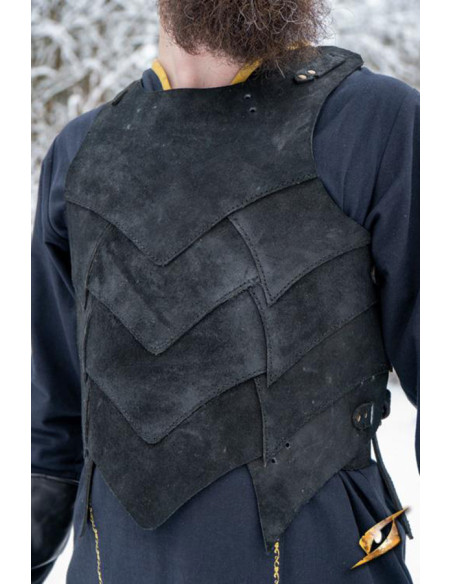 Conjunto de couraça de camurça...