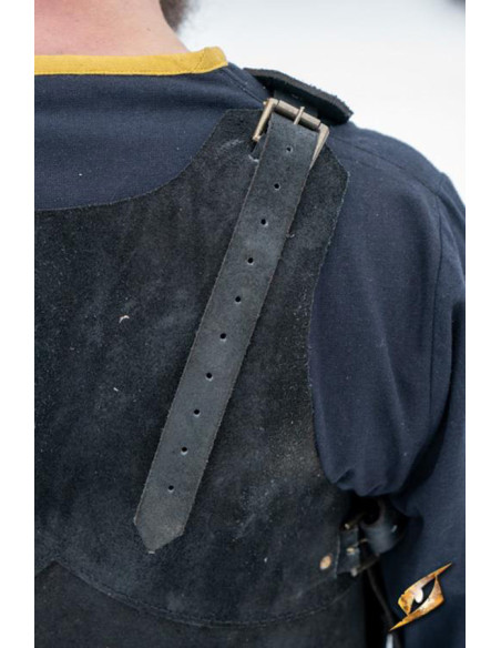 Conjunto de couraça de camurça...