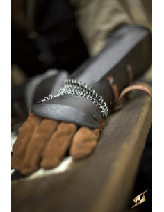 Pulseiras medievais Bazuband acabamento escuro, Epic Armory 2