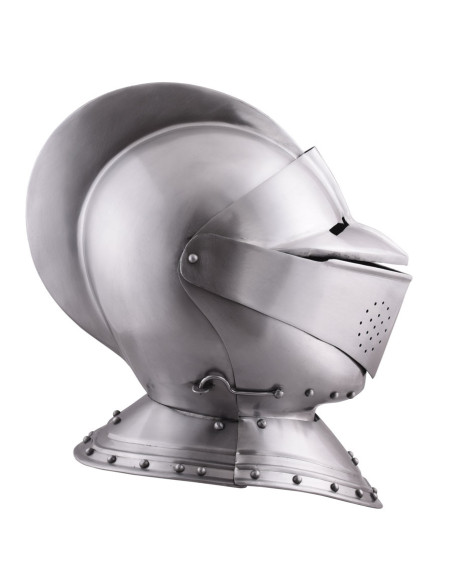 Capacete medieval inglês fechado do...