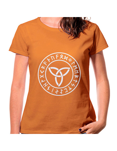 T-shirt Laranja Trisqueta Celtic de...