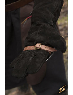 Protetor de mão medieval, acabamento escuro 2