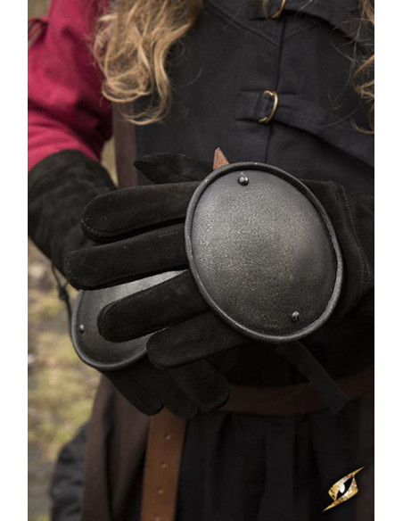 Protetor de mão medieval, acabamento...