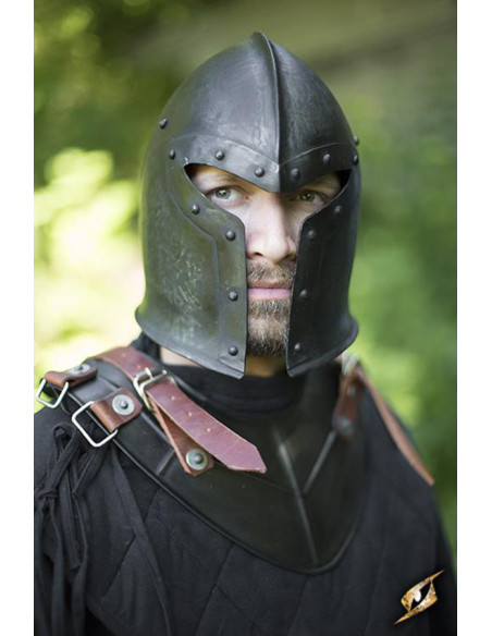 Barbute medieval Epic Dark, Epic Armory