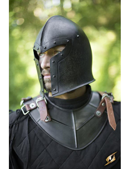 Barbute medieval Epic Dark, Epic Armory