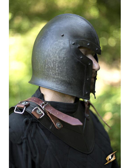 Barbute medieval Epic Dark, Epic Armory