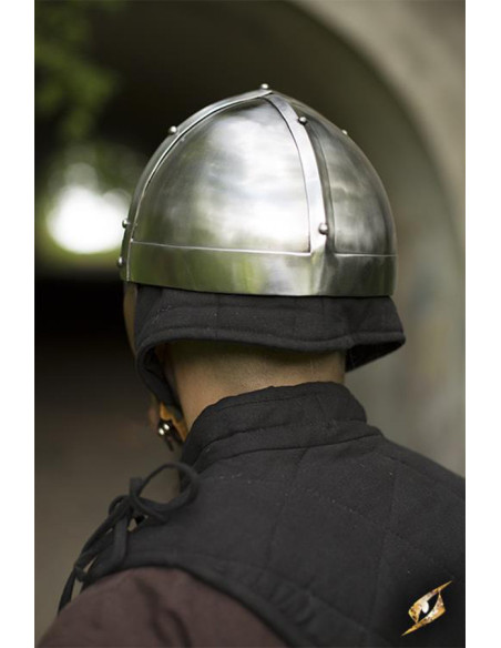 Capacete Viking com máscara,...