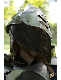 Capacete Dark Ice Elf com acabamento polido, Epic Armory 2