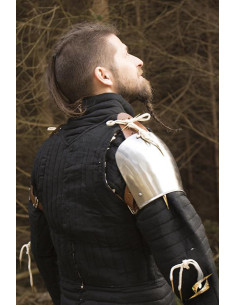 Ombreiras Churburg armadura acabamento polido, Epic Armory 2