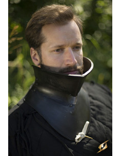 Acabamento preto épico de alto gorget medieval, Epic Armory