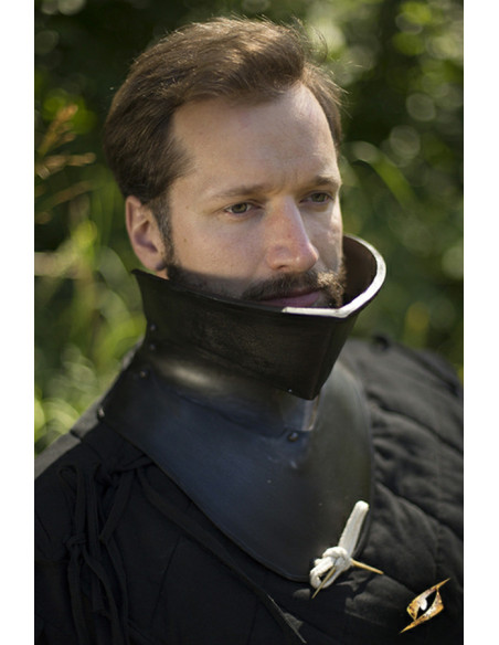 Acabamento preto épico de alto gorget...