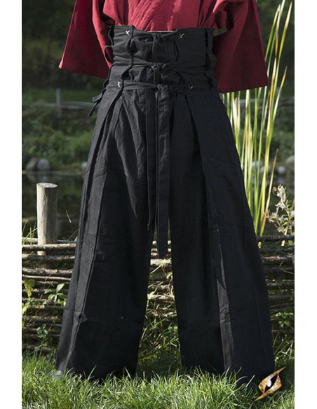 Calça preta samurai japonesa, Epic...