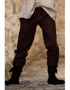 Calça medieval Arvo, cor marrom 2