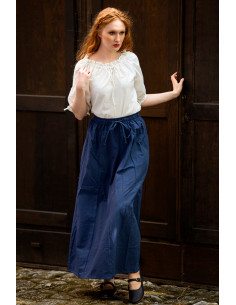 Saia medieval modelo Diana, azul 2