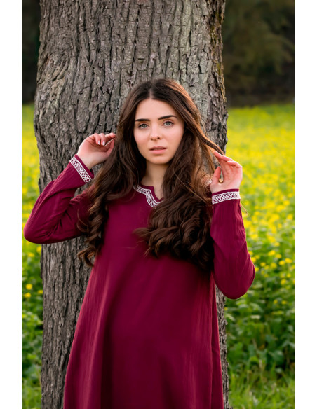 Vestido longo Viking modelo Brigida,...