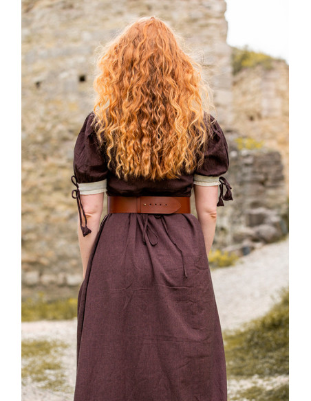 Vestido medieval Denise com...