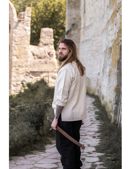 laços grossos de camisa medieval