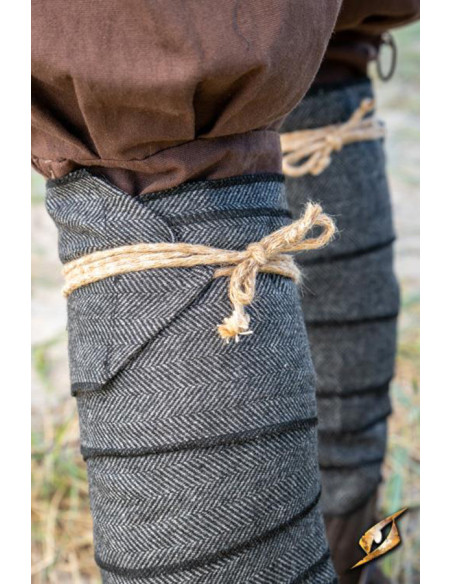 Winingas rosqueadas de lã com padrão...