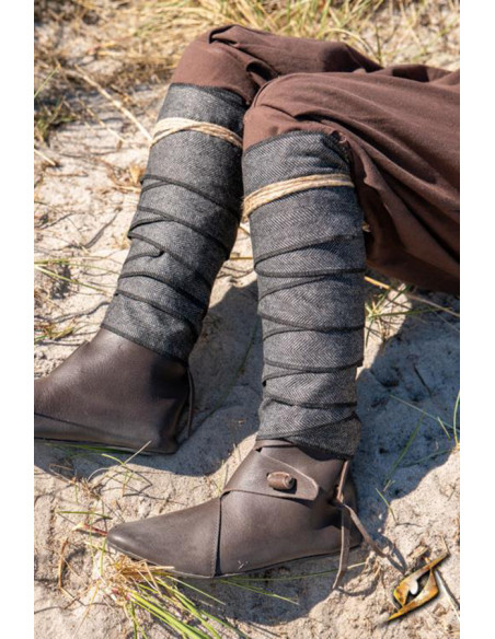 Winingas rosqueadas de lã com padrão...