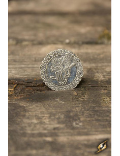 Conjunto de 30 moedas de leão, cor prata 2