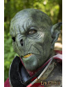 Máscara de fantasia Green Feral Orc LARP