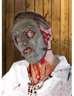 Máscara de fantasia Dark Elf, cor cinza